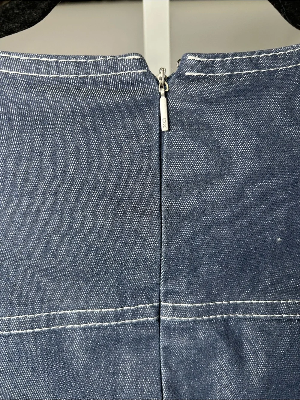 Donna Karan Blue Denim Dress - Picture 8 of 8